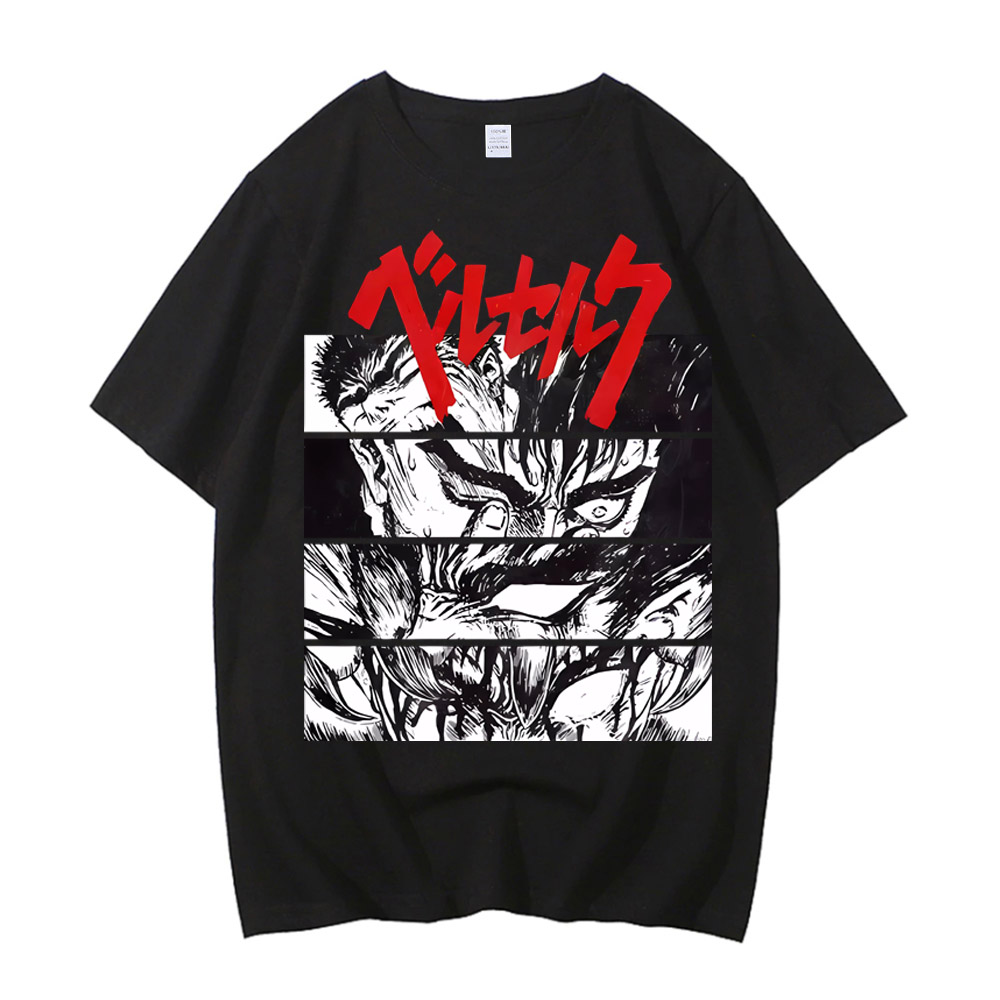 Anime Merchandise Store In Japan - 2026년 신상 핫썸머 애니메이션 베르세르크 티셔츠