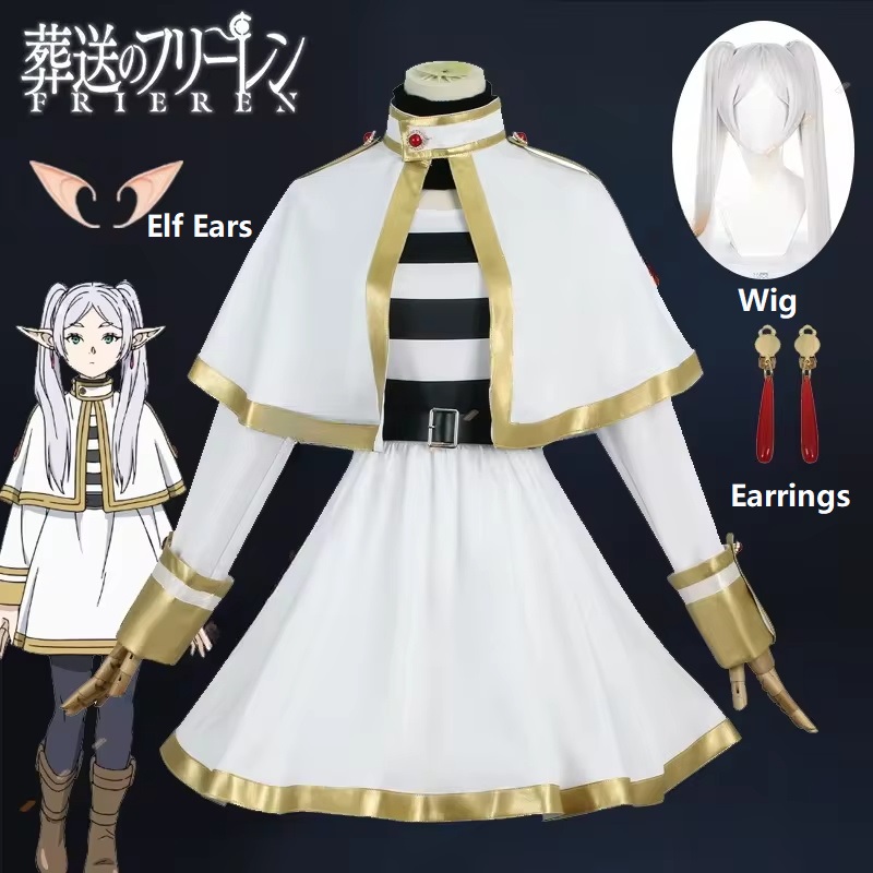 Frieren Anime Merchandise - Sousou No Frieren 코스프레 코스튬 가발