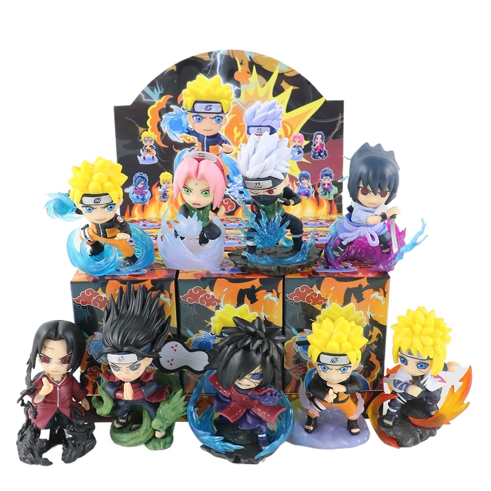 Anime Merchandise For Kids - 1-9 스타일 나루토 Q 버전 피규어
