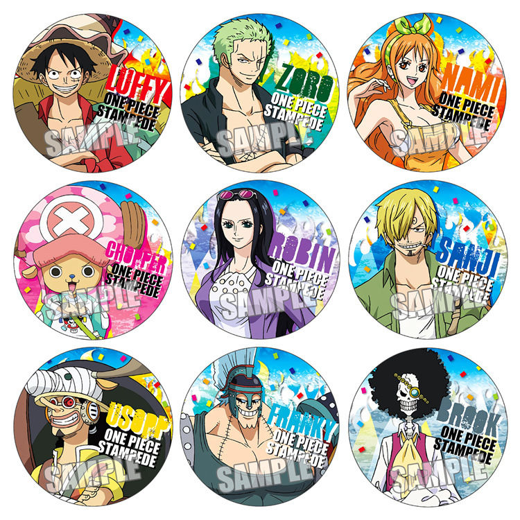 Luffy Anime Merchandise - 원피스 필름 스탬피드 애니메이션 배지 핀
