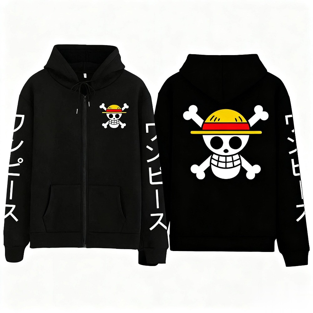 Anime Merchandise Store In Japan - 새로운 오버사이즈 원피스 루피 애니메이션 지퍼