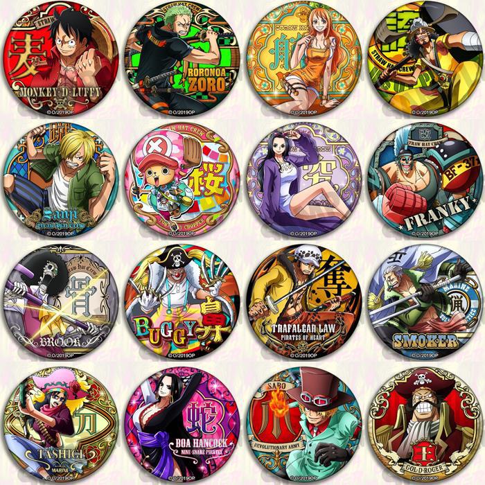 Luffy Anime Merchandise - 원피스 애니메이션 배지 핀 세트 루피