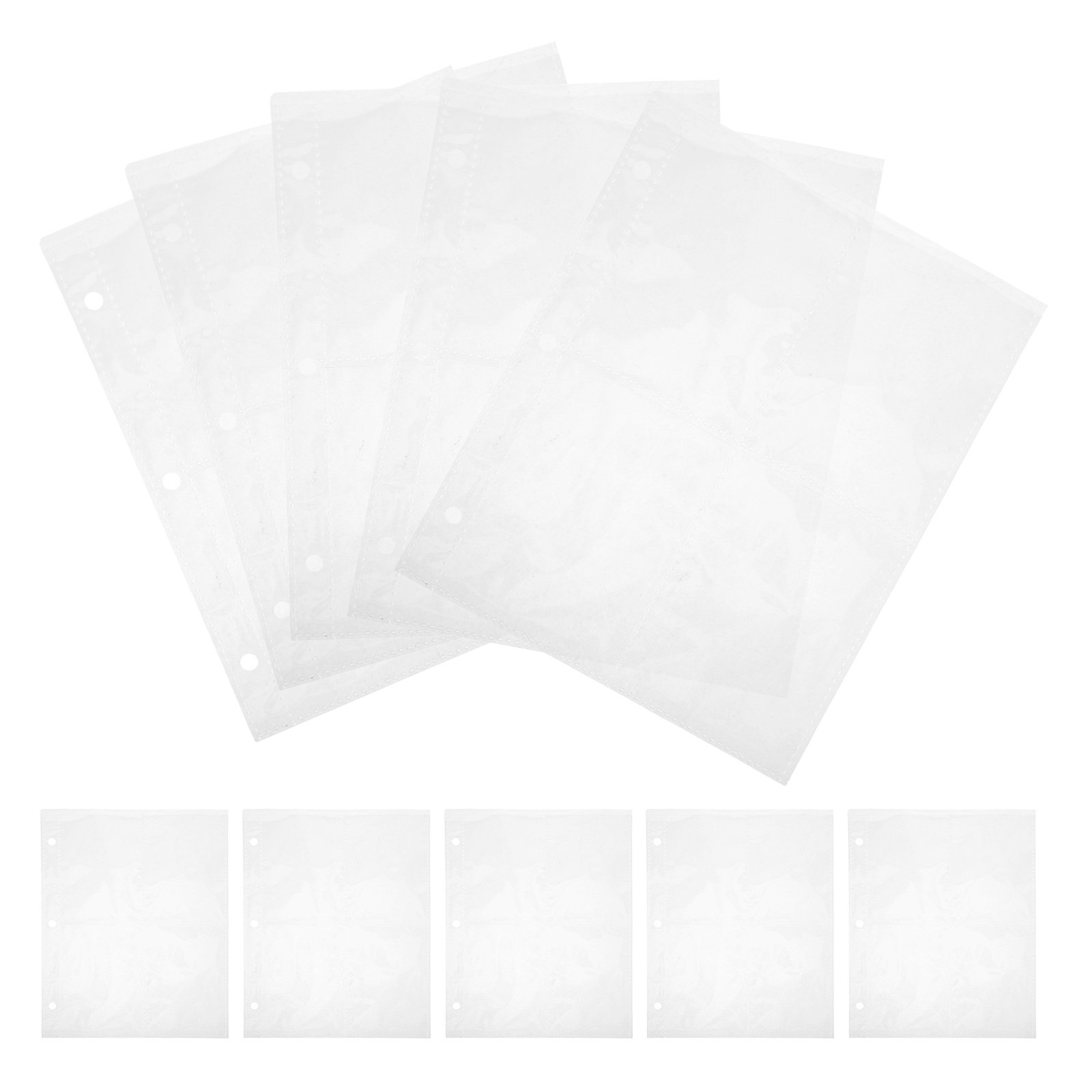 Collector Card Sleeve - 10Pcs 카드 바인더 리필 페이지 투명