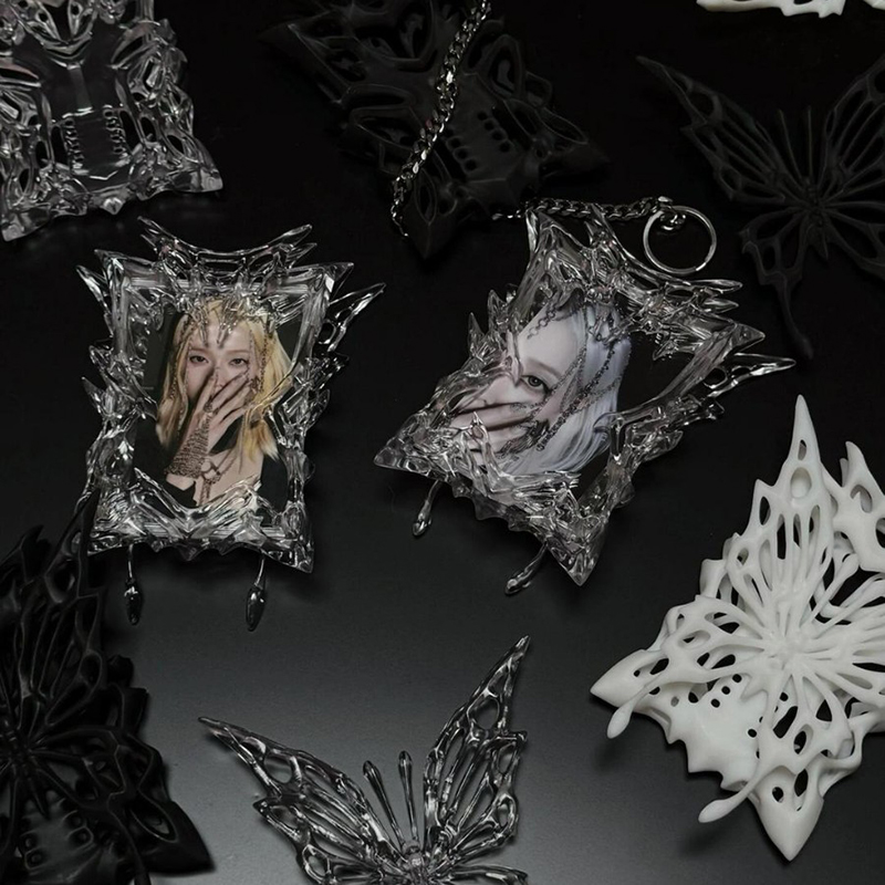 Collector Card Sleeve - 3D 투명 나비 사진 카드 슬리브