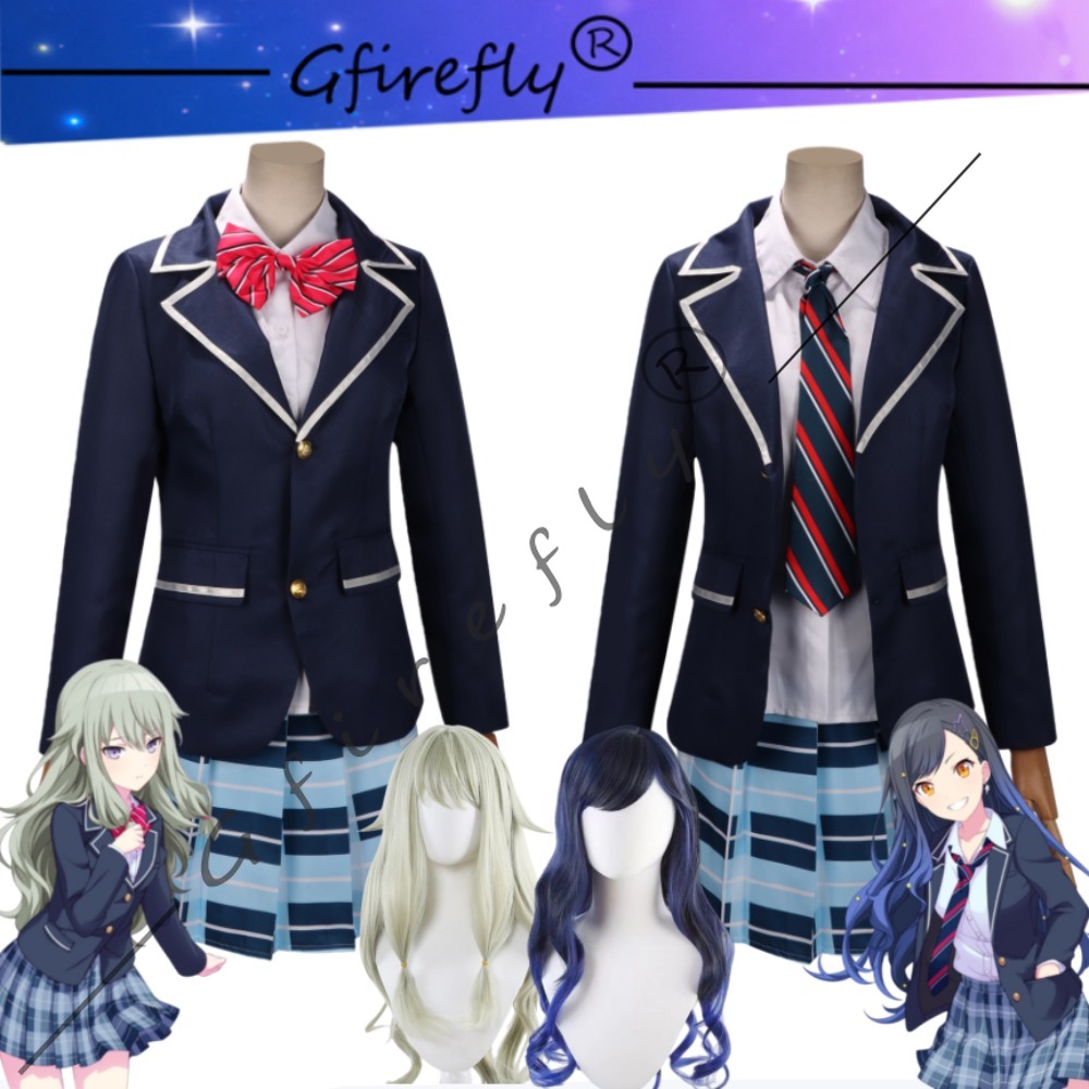 프로젝트 세카이 쿠사나기 네네 카미야마 고등학교 교복  - Cosplay Wig Colored 리뷰 및 가격