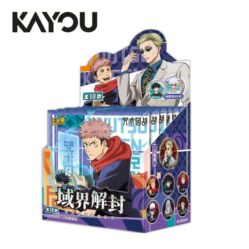 카유 주주츠 케이센 배지 블라인드 박스 2권 골드 포일 - Anime Merchandise For Kids 리뷰 및 가격
