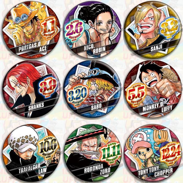 원피스 애니메이션 배지 세트 공식 상품 2020 생일  - Luffy Anime Merchandise 리뷰 및 가격