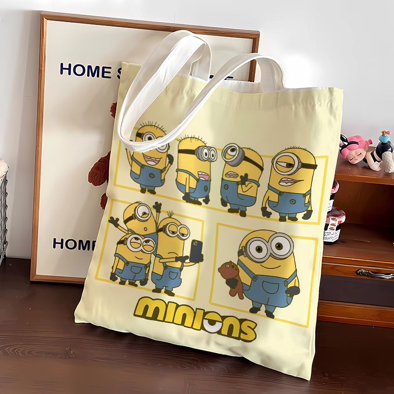 미니언즈 영화 애니메이션 만화 귀여운 캔버스 가방 카와 - Anime Tote Bag 리뷰 및 가격