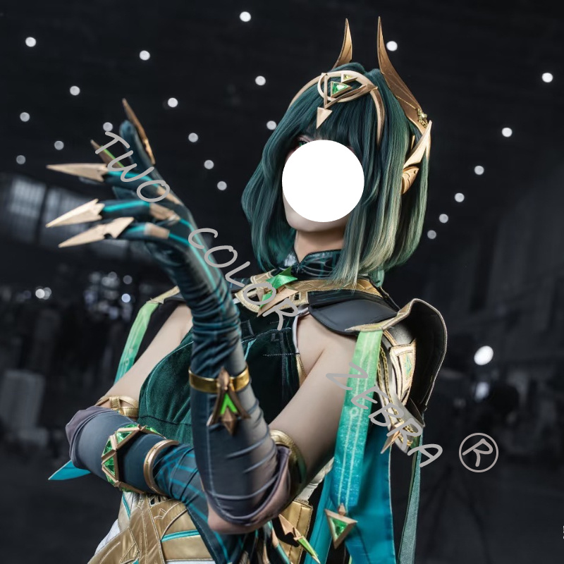 게임 Genshin Impact Nefer Green  - Cosplay Wig Colored 리뷰 및 가격