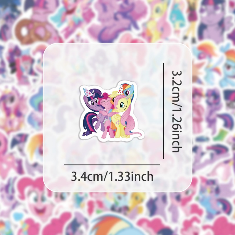100pcs 만화 마이 리틀 포니 트와일라잇 스파클 패 - Anime Merchandise Gift 리뷰 및 가격