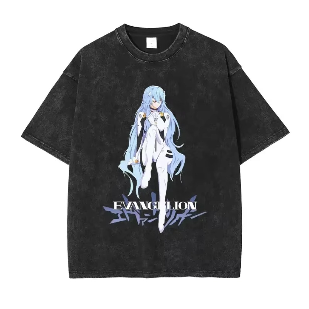 오버사이즈 남성 티셔츠 의류 EVA 애니메이션 스트리트 - Anime Merchandise Store In Japan 리뷰 및 가격