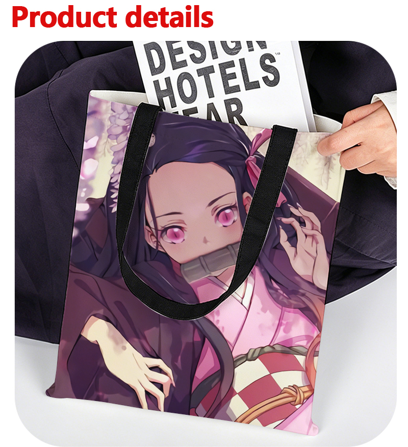 악마 슬레이어 카마도 네즈코 여성 핸드백 츠유리 카나와 - Anime Tote Bag 리뷰 및 가격
