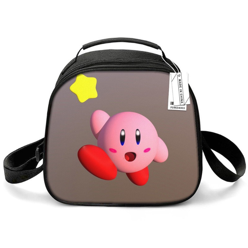 커비 게임 귀여운 만화 프린트 절연 도시락 가방 휴대용 - Anime Tote Bag 리뷰 및 가격