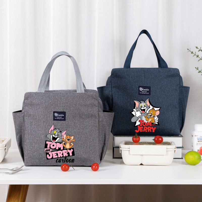 톰과 제리 대용량 점심 가방 만화 애니메이션 패턴 프린 - Anime Tote Bag 리뷰 및 가격