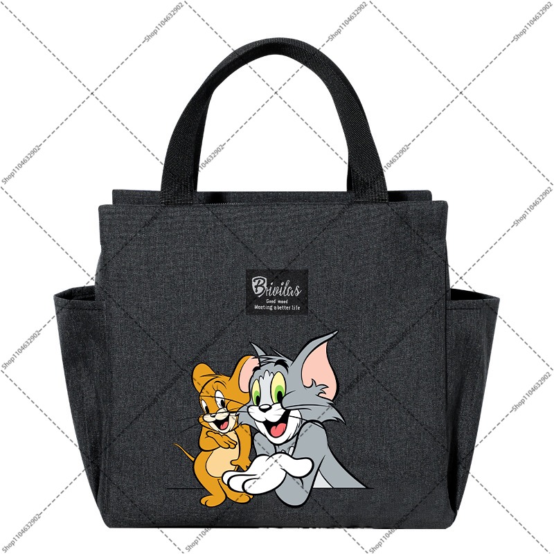 톰과 제리 대용량 점심 가방 만화 애니메이션 패턴 프린 - Anime Tote Bag 리뷰 및 가격