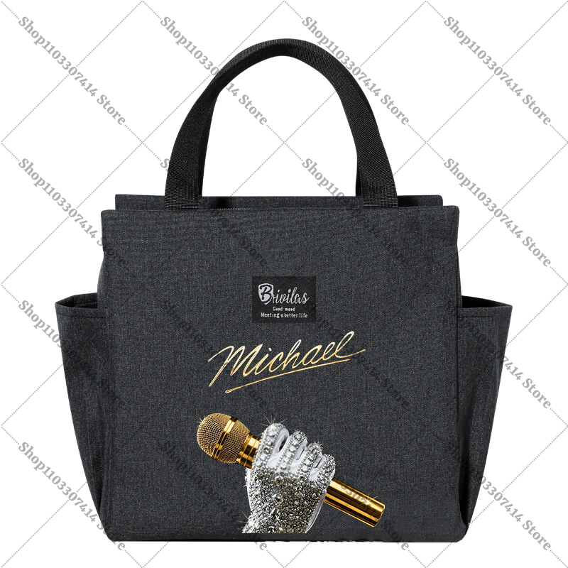 성인 패션 프린트 음식 보온 가방 킹 오브 팝 MJ 액 - Anime Tote Bag 리뷰 및 가격