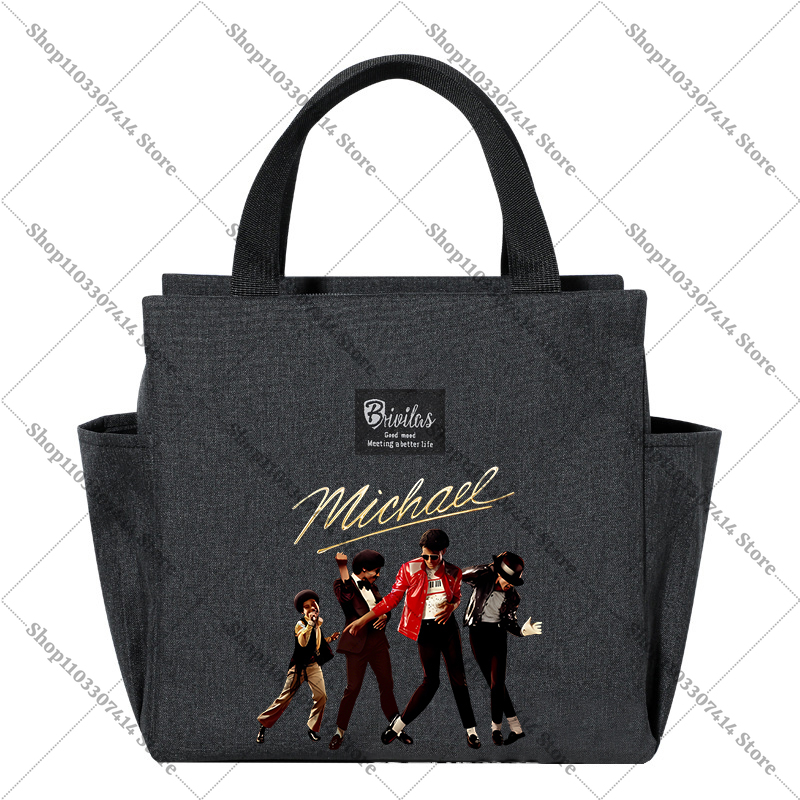 성인 패션 프린트 음식 보온 가방 킹 오브 팝 MJ 액 - Anime Tote Bag 리뷰 및 가격