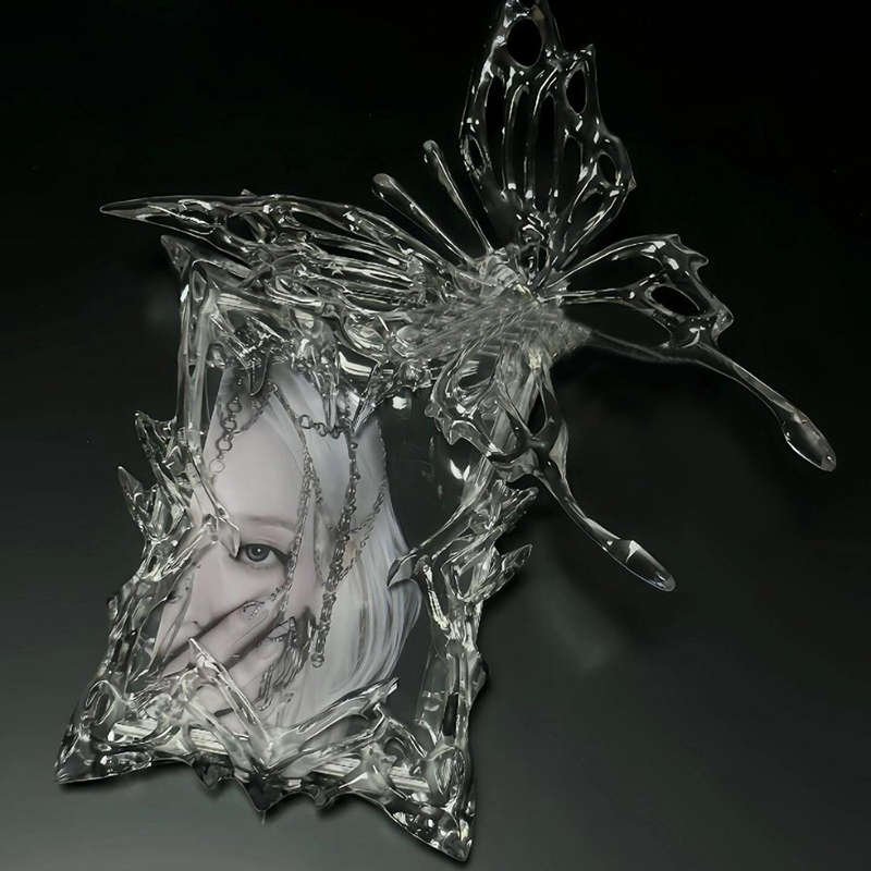 3D 투명 나비 사진 카드 슬리브 수집가용 장식 홀더  - Collector Card Sleeve 리뷰 및 가격